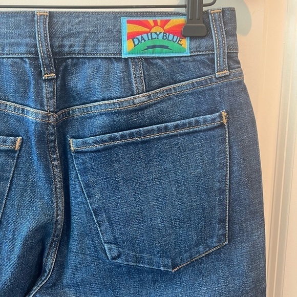 Daily Blue Adriano Goldschmeid Manya Classic Straight Leg Jean in Legacy NWT - Picture 9 of 14